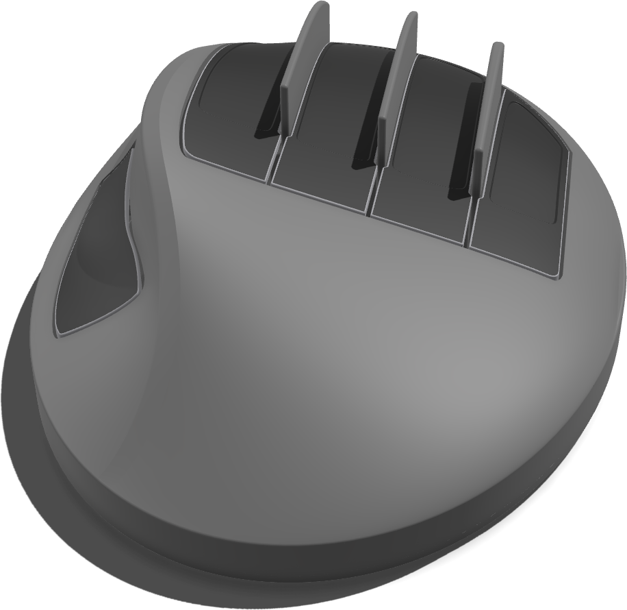 Render of the ErgoDigit Flex hand unit